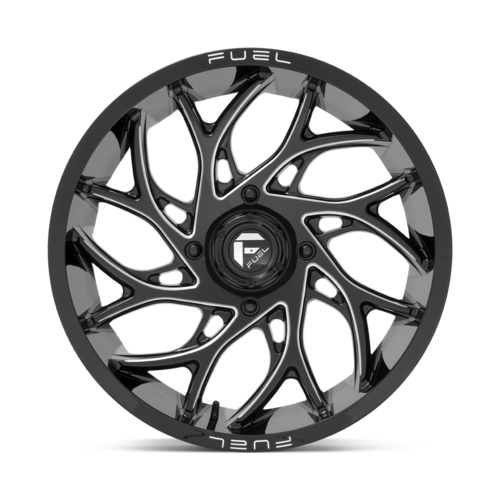 Fuel UTV D741 Runner UTV 20x7 Inch Gloss Black Milled Wheel with 4x137 Bolt Pattern