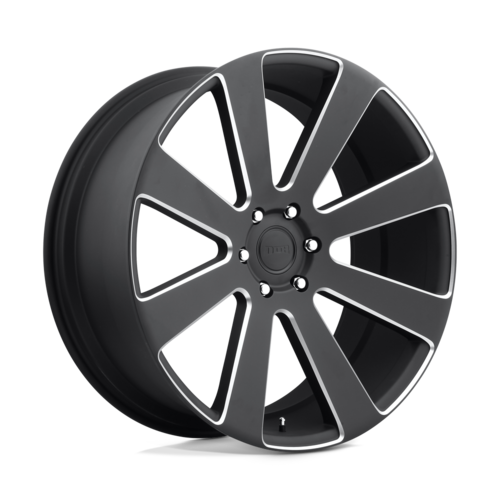 DUB 1PC S187 8-BALL 26-Inch Matte Black Milled Wheel with 6x139.7 Bolt Pattern and +30 Offset