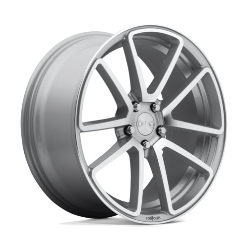 Rotiform R120 SPF 18x8.5 Inch Alloy Wheel with Gloss Silver Machined Finish and 5x114.3 Bolt Pattern