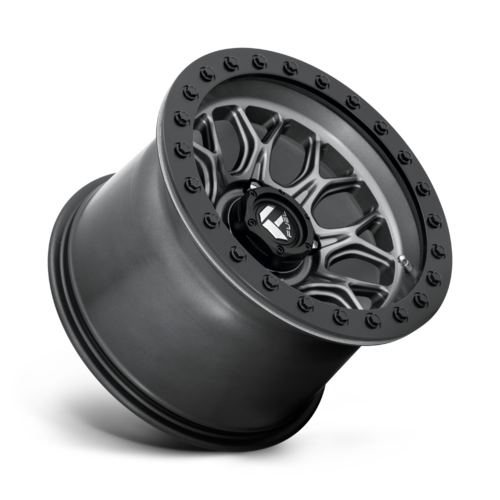 Fuel UTV D919 Tech Beadlock Wheel - 15x10 Inch, 4x137 Bolt Pattern, Matte Gun Metal Black Finish