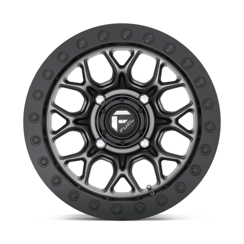 Fuel UTV D919 Tech Beadlock Wheel - 15x10 Inch, 4x137 Bolt Pattern, Matte Gun Metal Black Finish