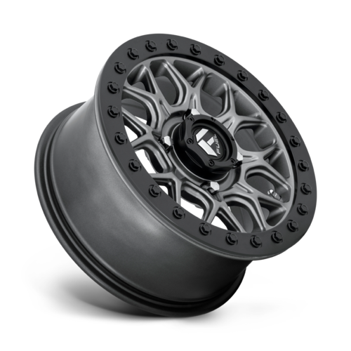Fuel UTV D919 Tech Beadlock Wheel - 15x7 Inches, 4x137 Bolt Pattern, Matte Gun Metal Black Finish