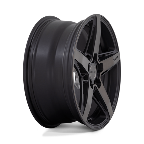 Niche 1PC M271 Teramo 18x8 Matte Black Wheel with Double Dark Tint Face and 5x120 Bolt Pattern +40 Offset