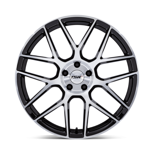 TSW LASARTHE 20x10.5 Inch Gloss Black Machined Wheel with 5x114.3 Bolt Pattern and +38 Offset
