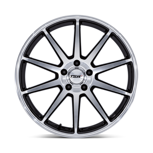 TSW Canard 20x10.5 Inch Gloss Black Machined Face Alloy Wheel with 5x112 Bolt Pattern and +30 Offset