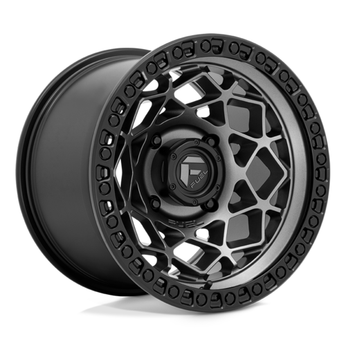 Fuel UTV D784 Unit UTV 15x7 Wheel with Gunmetal Finish and Matte Black Ring