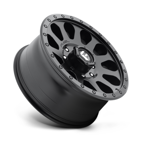 D579 Fuel 1PC D579 Vector 17x8.5 Matte Black Wheel with -6 Offset and 6x139 ...