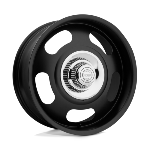 American Racing Vintage VN506 17x8 Satin Black Alloy Wheel with 5x120.65/5x127 Bolt Pattern