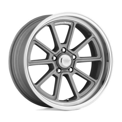 American Racing Vintage VN510 20x10 Wheel with Vintage Silver Finish and Diamond Cut Lip