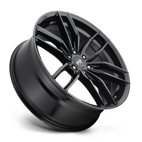 Niche 1PC VOSSO 20x9 Inch Gloss Black Alloy Wheel with 6x139.7 Bolt Pattern and 20mm Offset