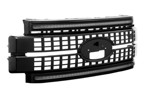 Morimoto Ford SD 17-19 Grille Unfinished White DRL - Model XBG05