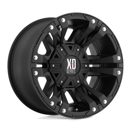 XD XD822 Monster II 18x9 Matte Black Off-Road Wheel with 8x165.1 Bolt Pattern