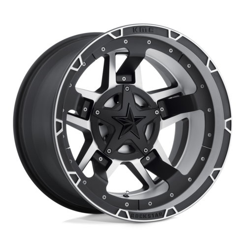 XD Rockstar III 20x10 Matte Black Machined Wheel with -24mm Offset - 5x127/5x139.7 Bolt Pattern