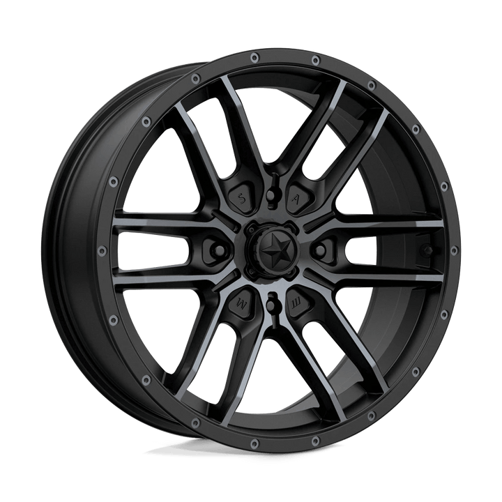 MSA Offroad Wheels M43 FANG Wheel | Satin Black W/ Titanium Tint