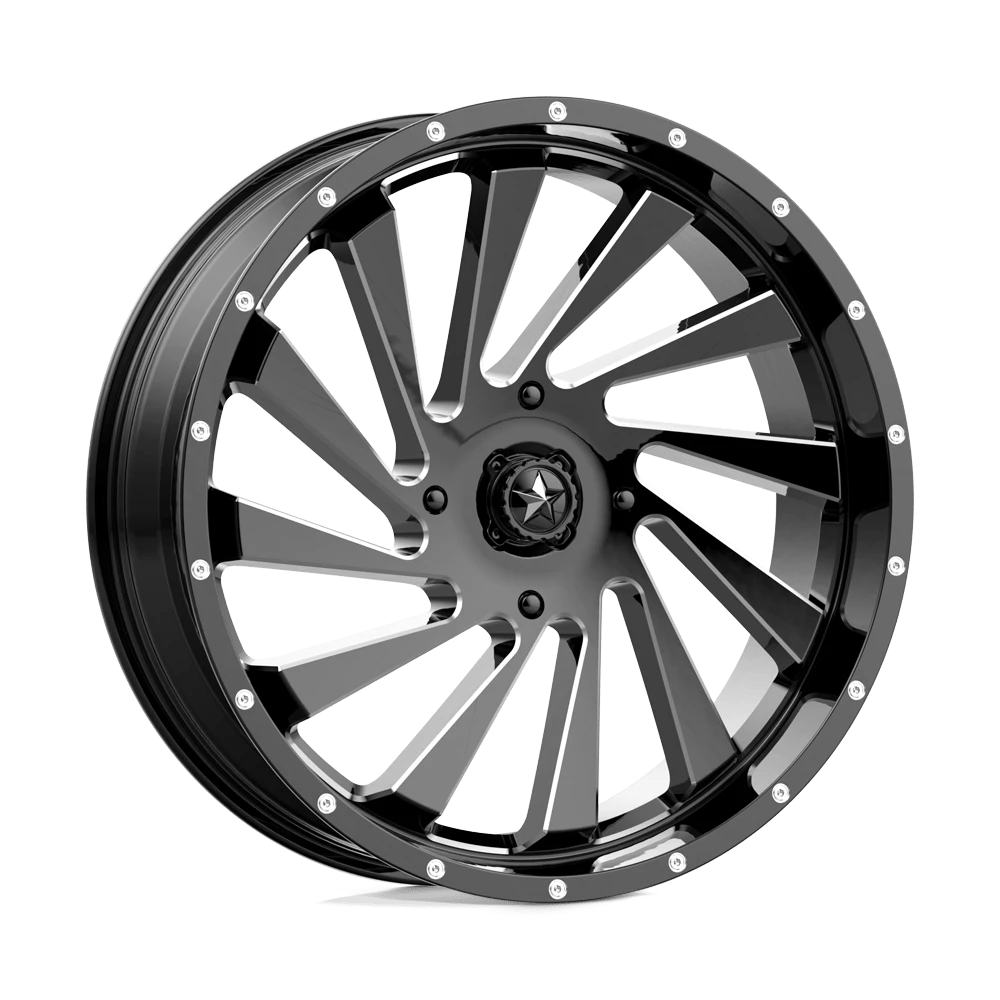 MSA Offroad Wheels M46 BLADE Wheel | Gloss Black Milled