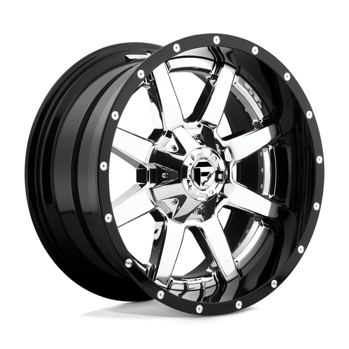 Fuel 2PC D260 MAVERICK Wheel | Chrome Plated Gloss Black Lip