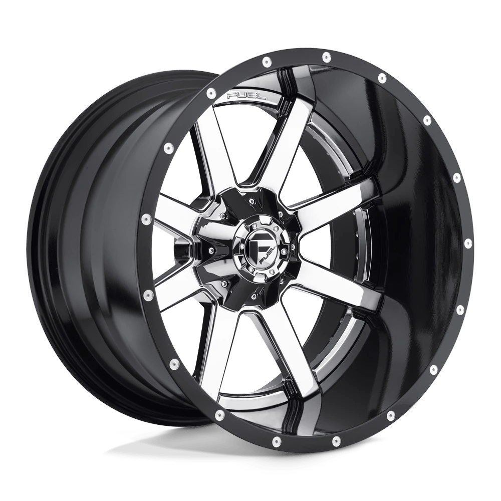 Fuel 2PC D260 MAVERICK Wheel | Chrome Plated Gloss Black Lip