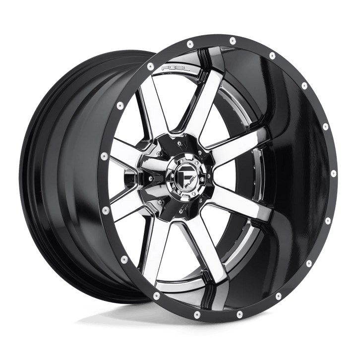 Fuel 2PC D260 MAVERICK Wheel | Chrome Plated Gloss Black Lip