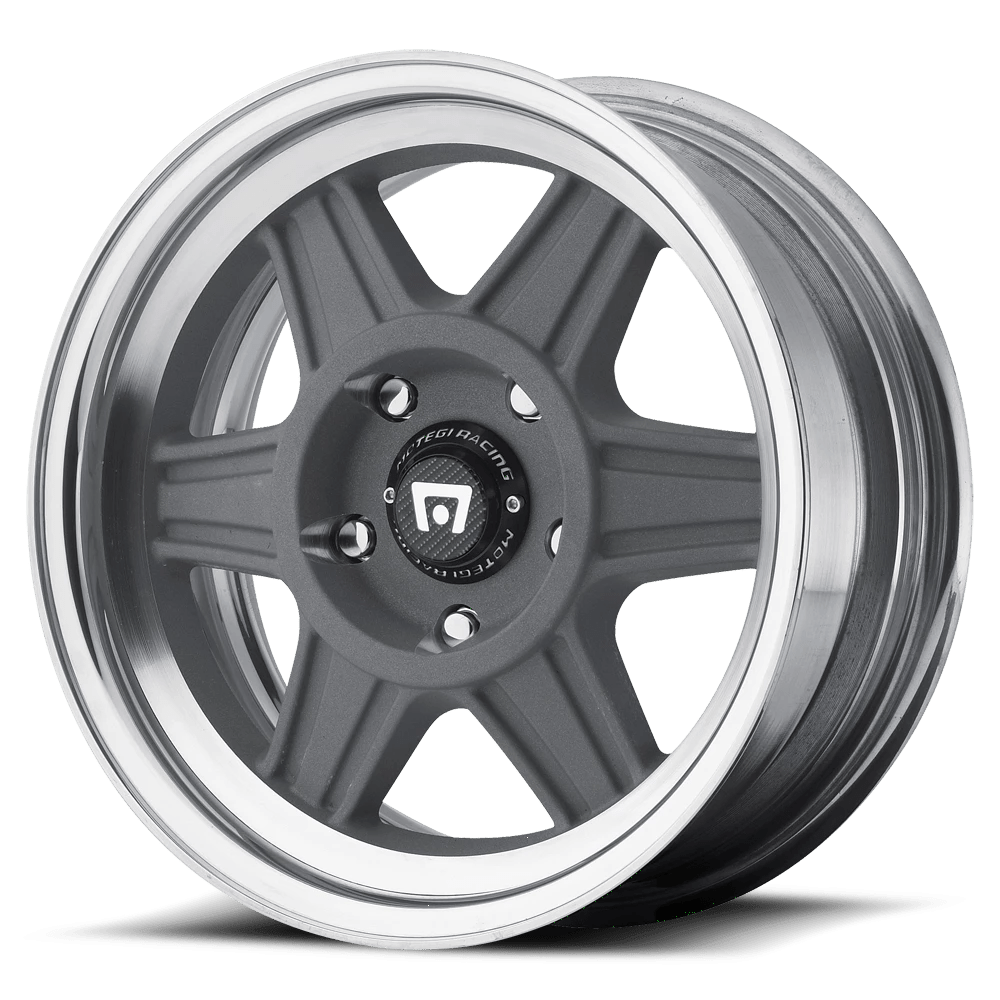 Motegi MR124 Wheel | Mag Gray W/ Machined Lip