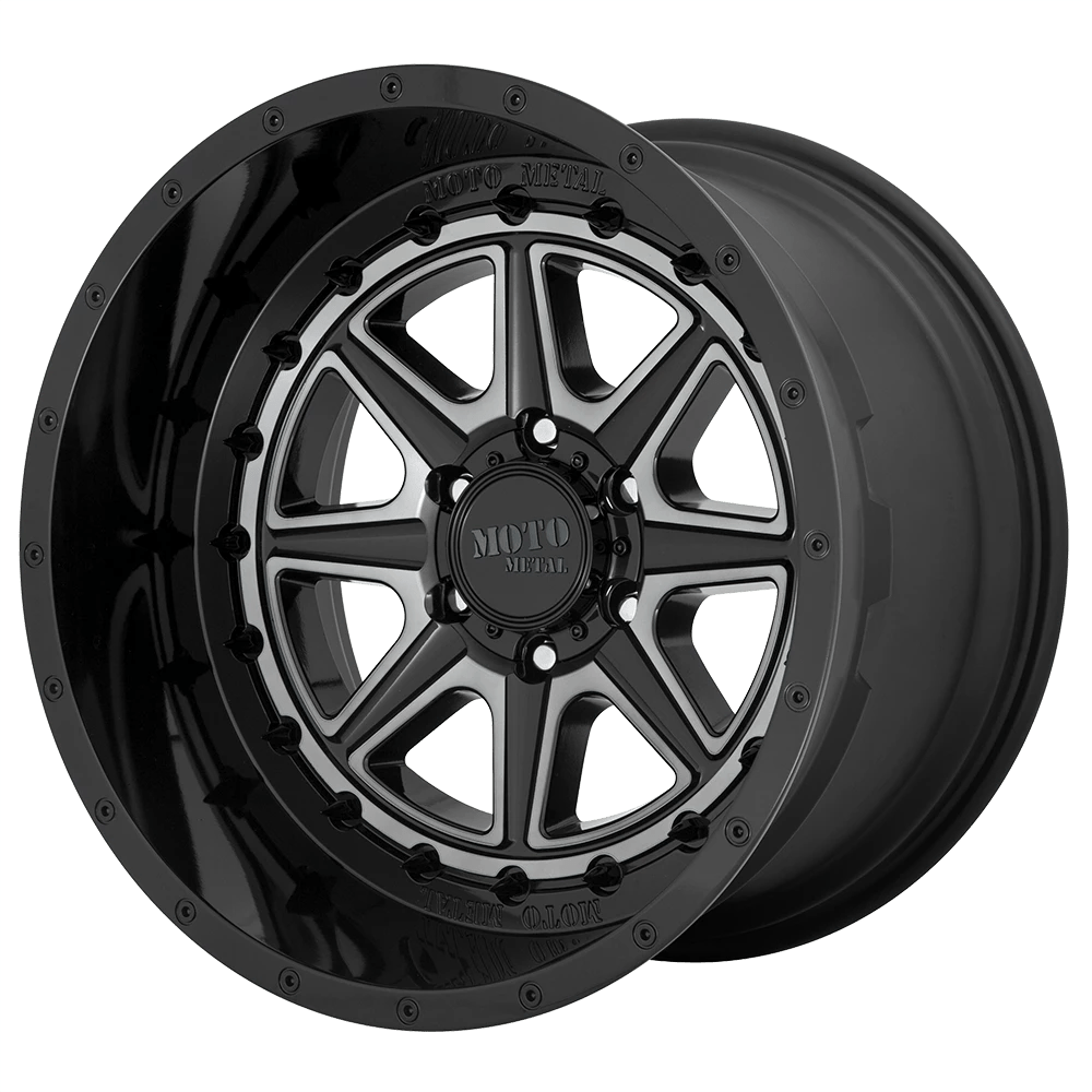 Moto Metal MO801 PHANTOM Wheel | Gloss Black W/ Gray Tint