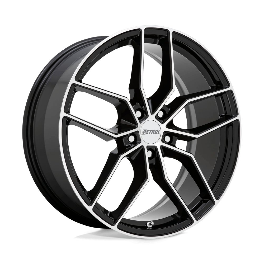 Petrol P5C Wheel | Gloss Black W/ Machined Face