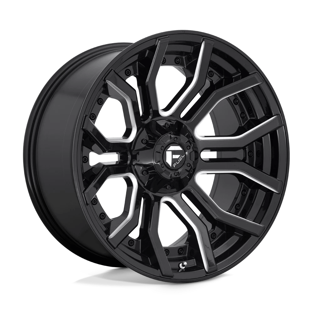Fuel 1PC D711 RAGE Wheel | Gloss Black Milled