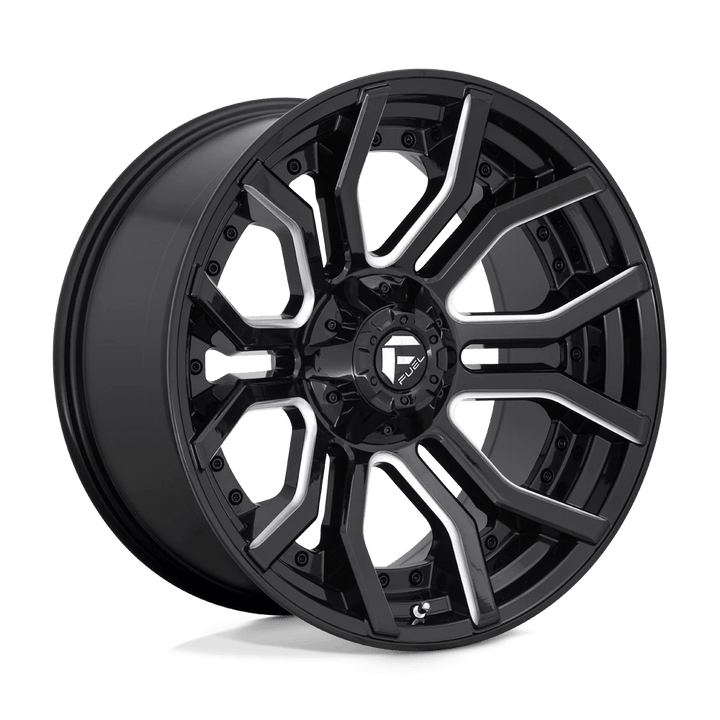Fuel 1PC D711 RAGE Wheel | Gloss Black Milled
