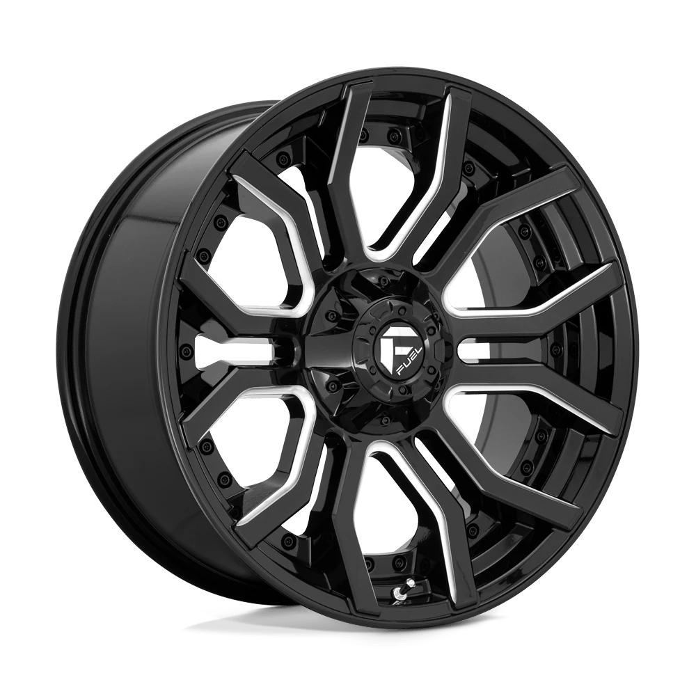 Fuel 1PC D711 RAGE Wheel | Gloss Black Milled