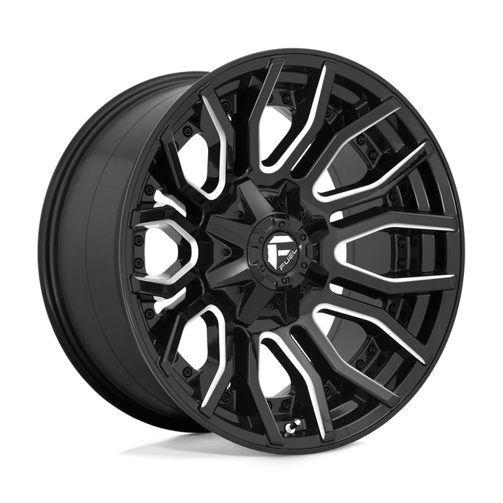 Fuel 1PC D711 RAGE Wheel | Gloss Black Milled