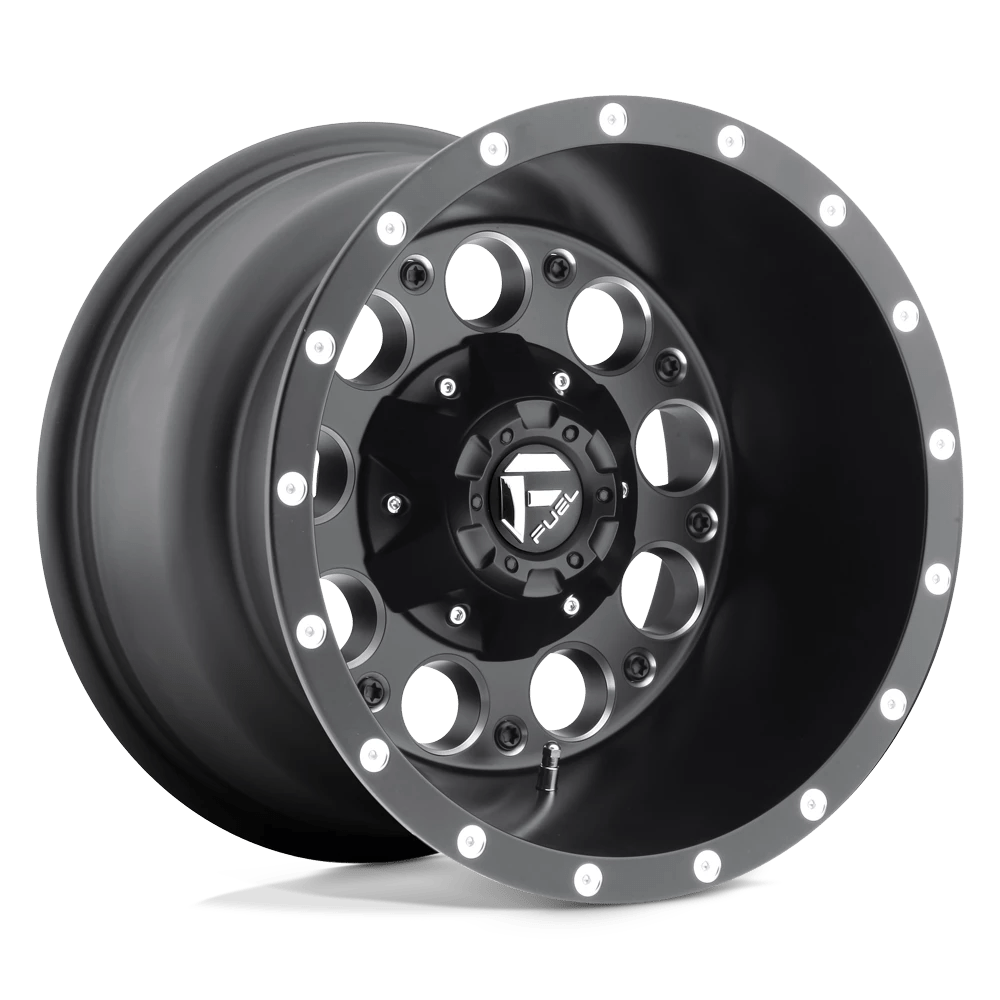 Fuel 1PC D525 REVOLVER Wheel | Matte Black Milled