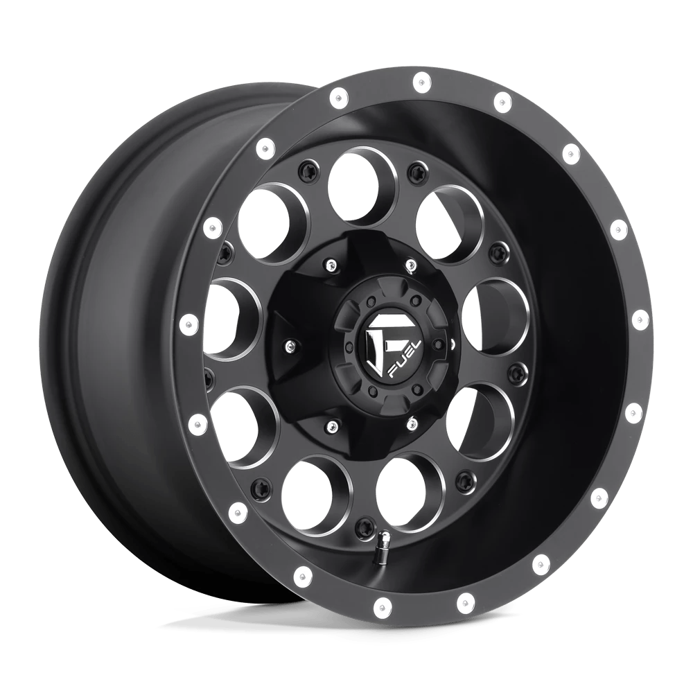 Fuel 1PC D525 REVOLVER Wheel | Matte Black Milled