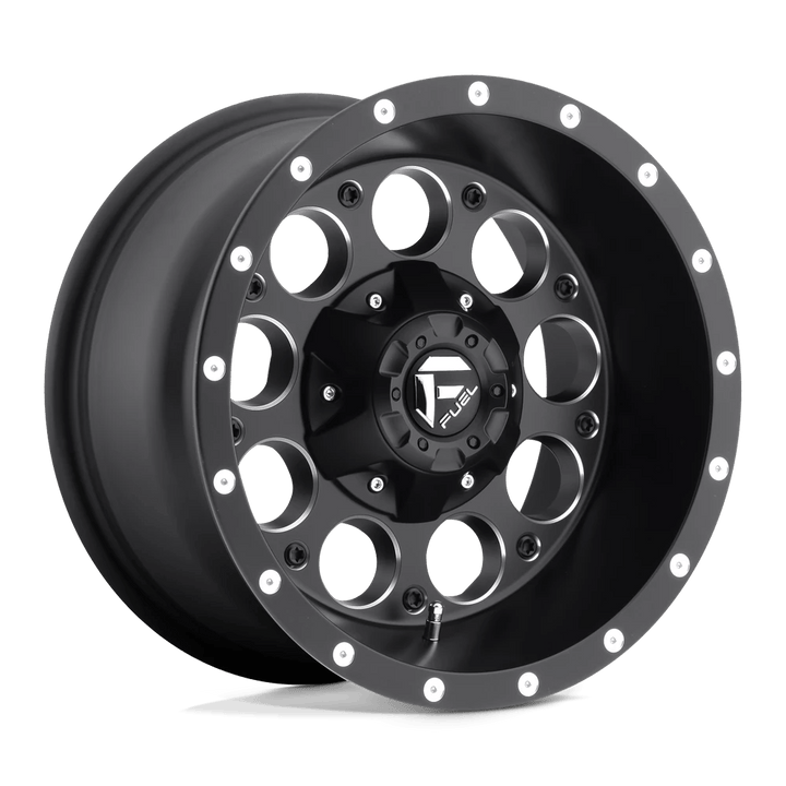 Fuel 1PC D525 REVOLVER Wheel | Matte Black Milled