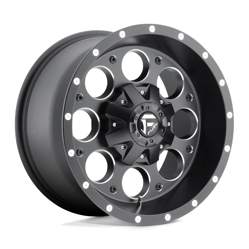 Fuel 1PC D525 REVOLVER Wheel | Matte Black Milled