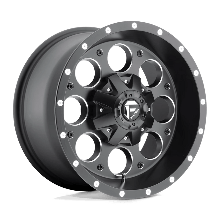 Fuel 1PC D525 REVOLVER Wheel | Matte Black Milled