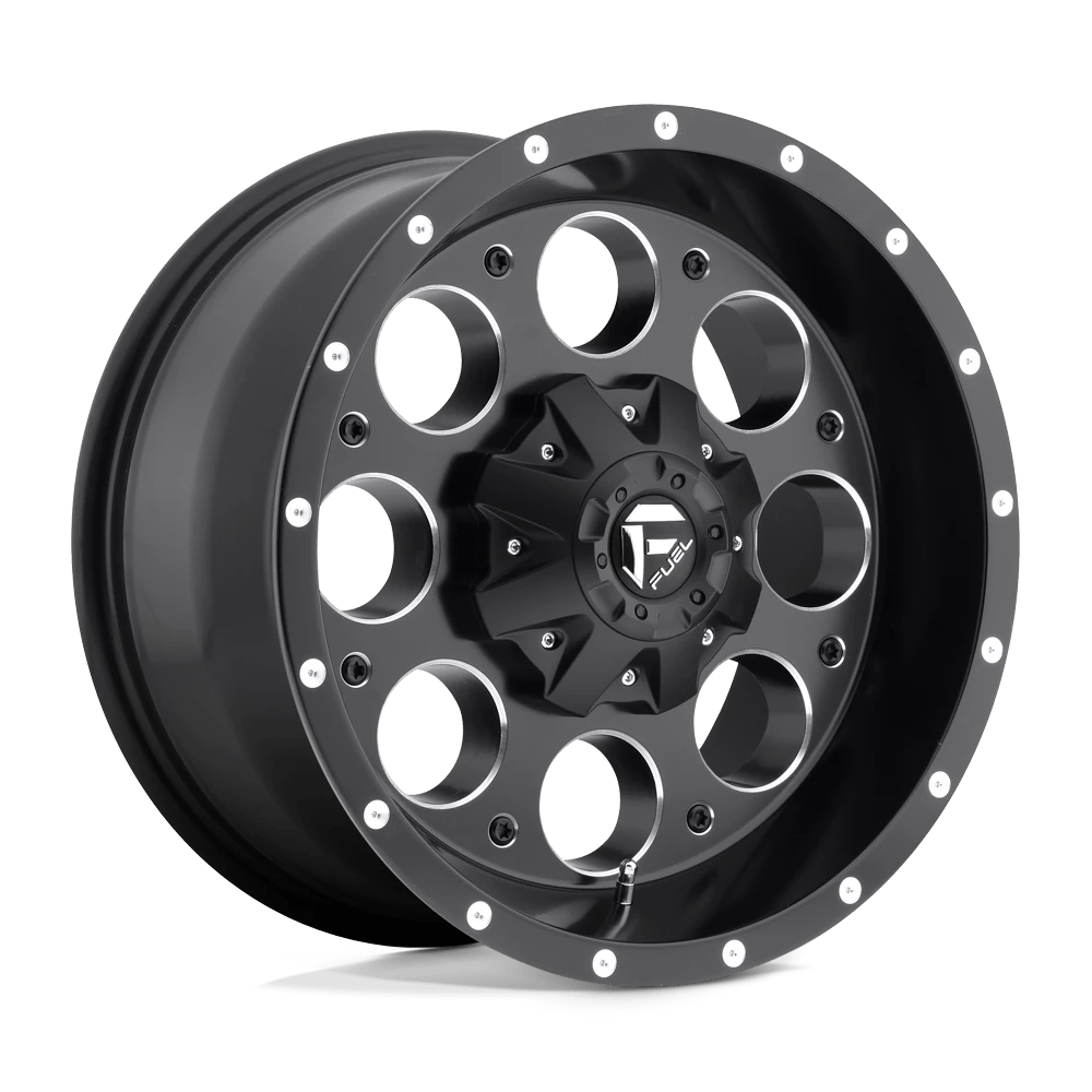 Fuel 1PC D525 REVOLVER Wheel | Matte Black Milled