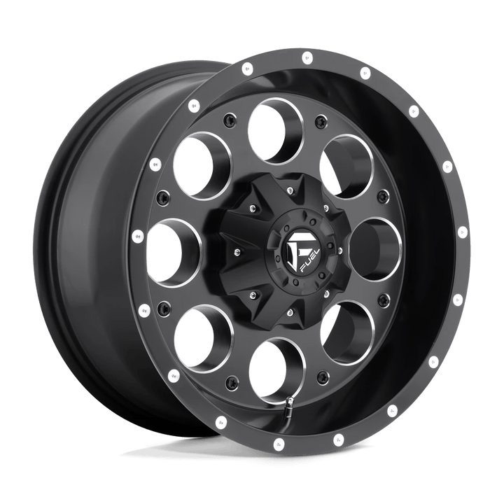 Fuel 1PC D525 REVOLVER Wheel | Matte Black Milled
