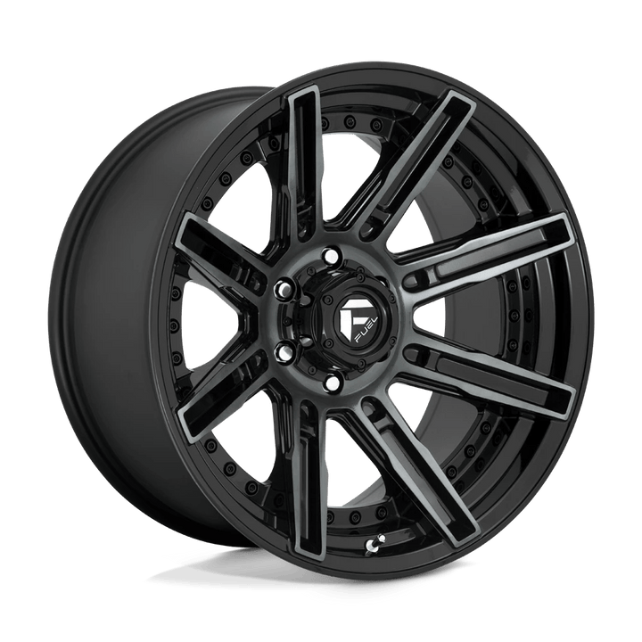 Fuel 1PC D708 ROGUE Wheel | Gloss Machined Double Dark Tint