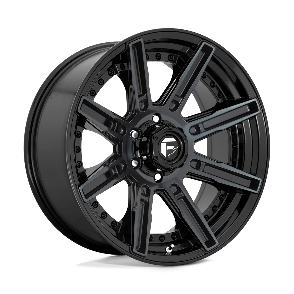 Fuel 1PC D708 ROGUE Wheel | Gloss Machined Double Dark Tint