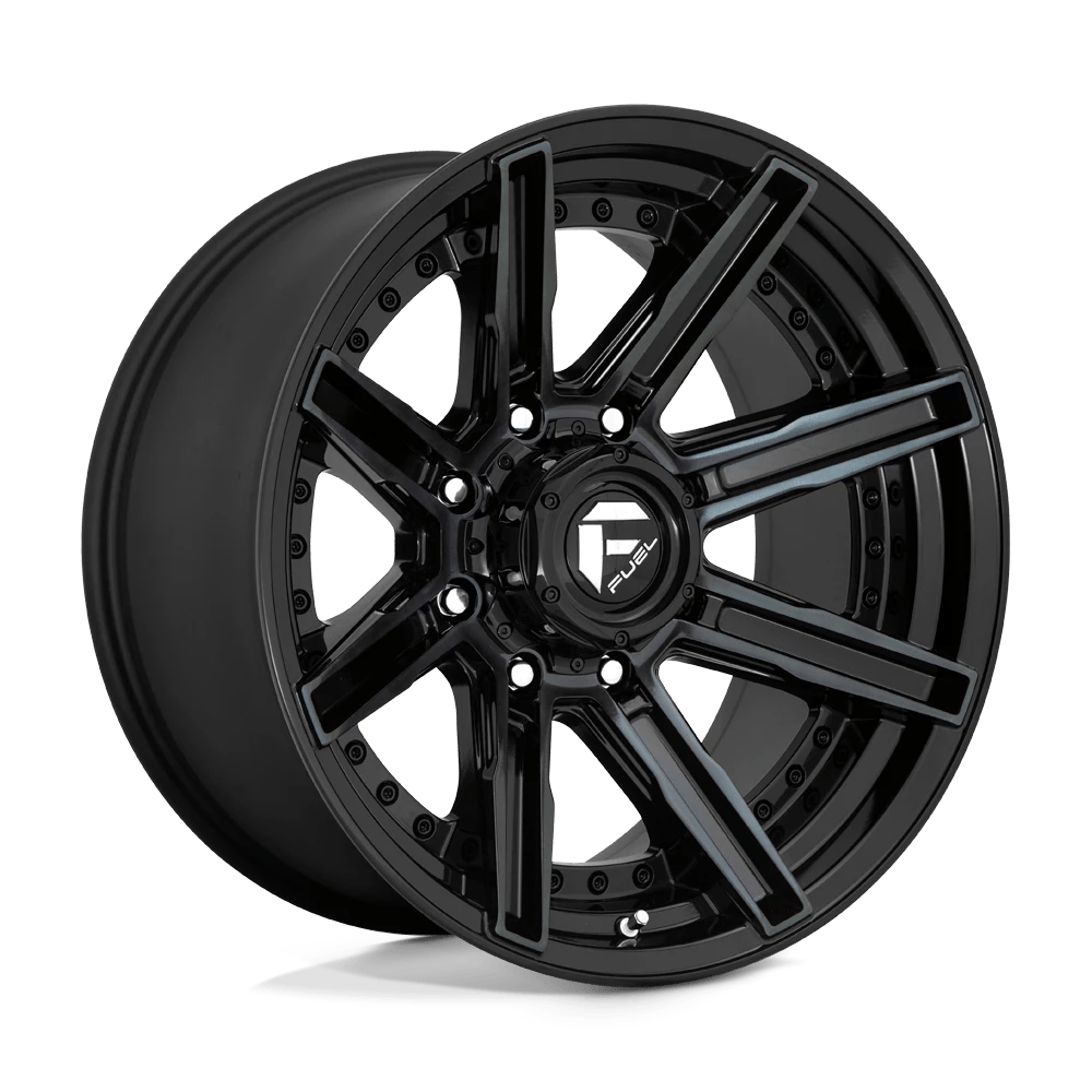 Fuel 1PC D708 ROGUE Wheel | Gloss Machined Double Dark Tint