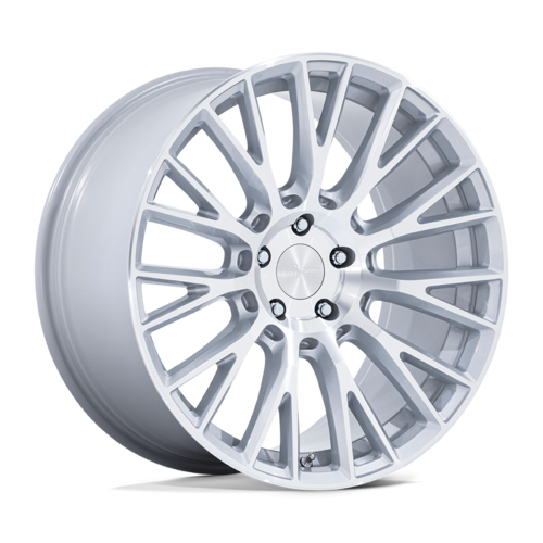 Rotiform RC201 LSE 20x8.5 Inch Alloy Wheel with Gloss Silver Machined Finish, 5x120 Bolt Pattern, +35 Offset