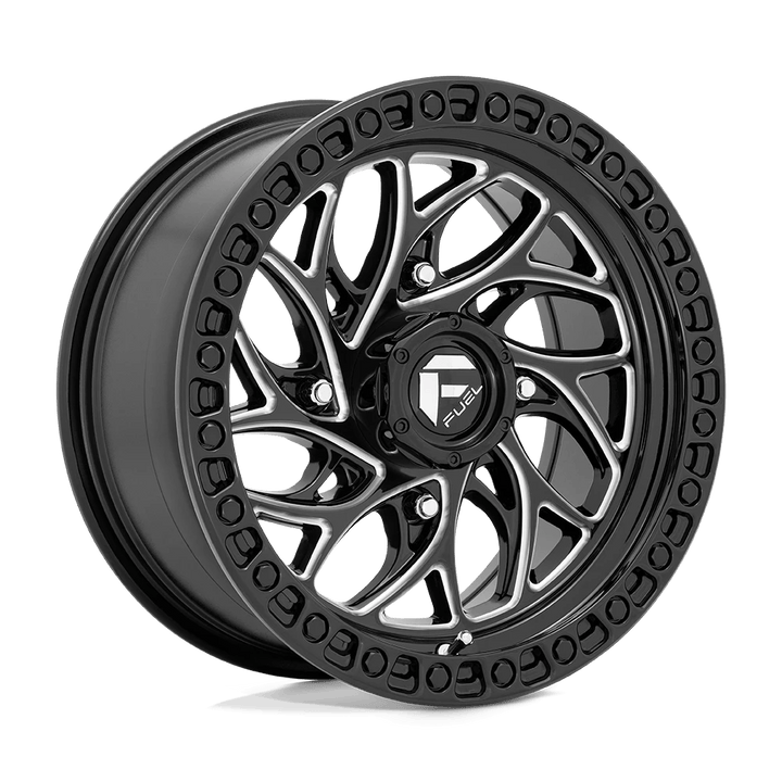 Fuel UTV D741 RUNNER Wheel | Gloss Black Milled