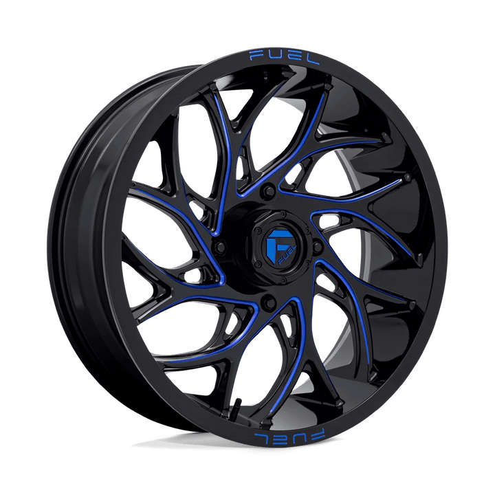 Fuel UTV D778 RUNNER UTV Wheel | Gloss Black Milled Candy Blue