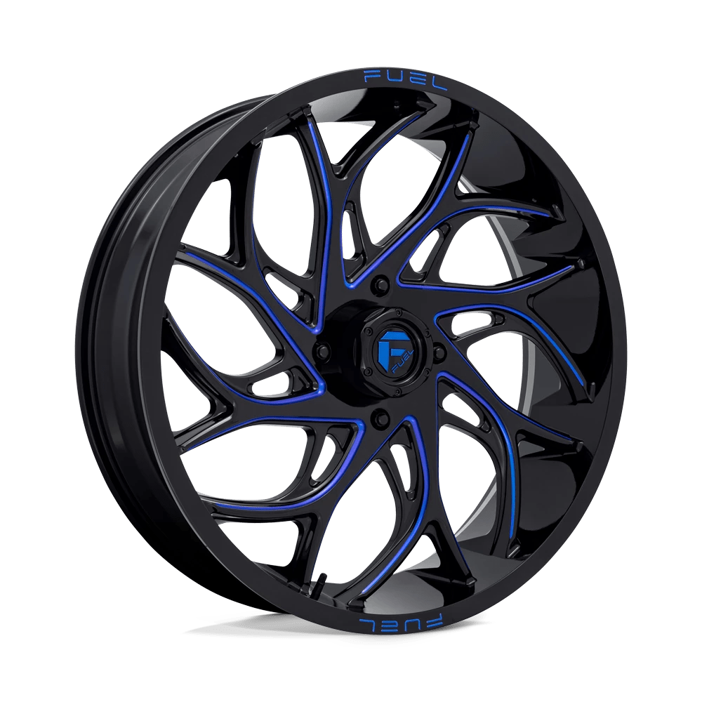 Fuel UTV D778 RUNNER UTV Wheel | Gloss Black Milled Candy Blue