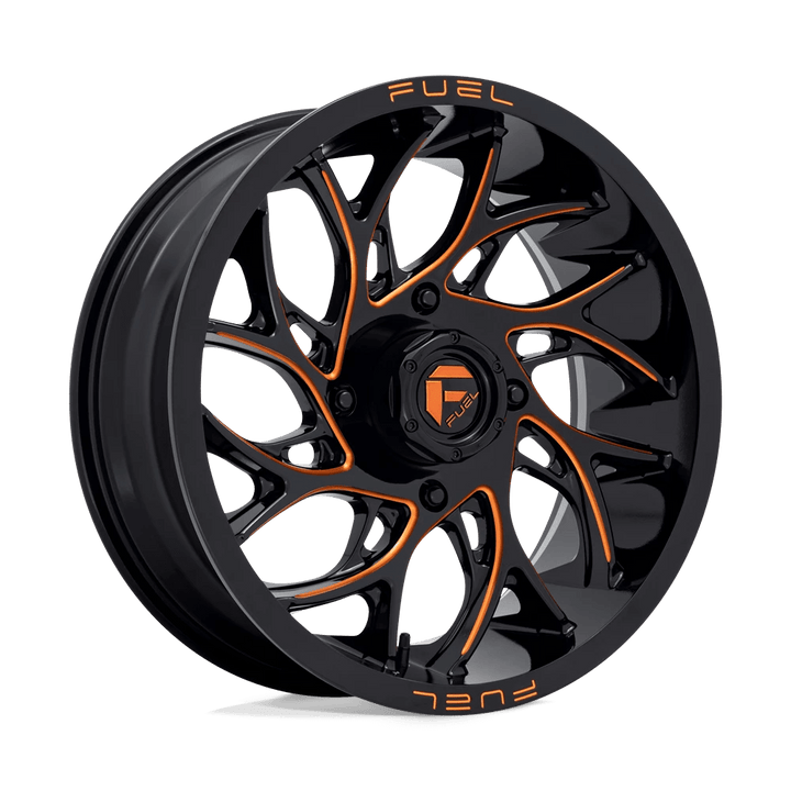 Fuel UTV D780 RUNNER UTV Wheel | Gloss Black Milled Orange