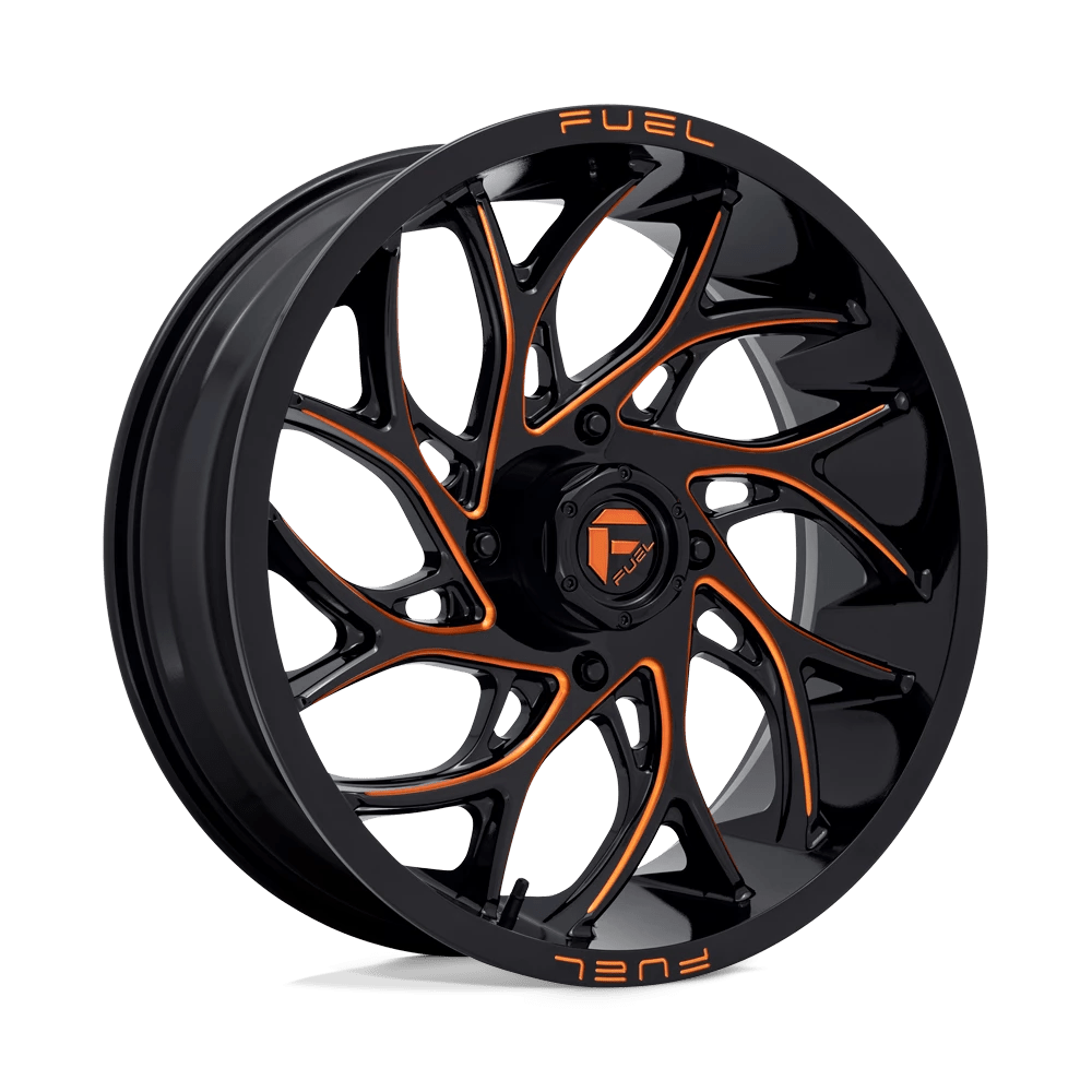 Fuel UTV D780 RUNNER UTV Wheel | Gloss Black Milled Orange