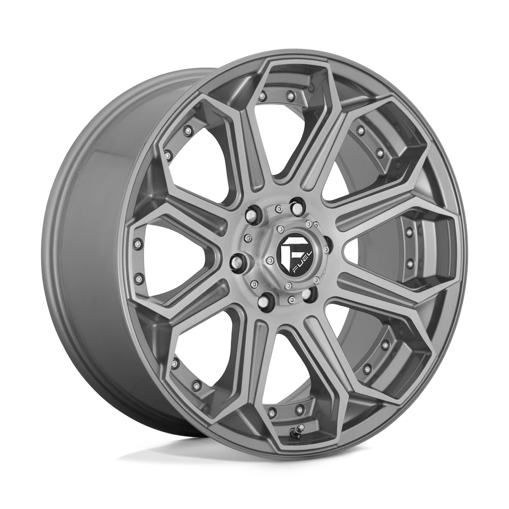 Fuel 1PC D705 SIEGE Wheel | Brushed Gun Metal Tinted Clear