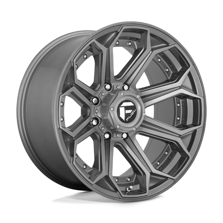 Fuel 1PC D705 SIEGE Wheel | Brushed Gun Metal Tinted Clear