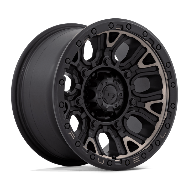 Fuel 1PC D824 TRACTION Wheel | Matte Black W/ Double Dark Tint