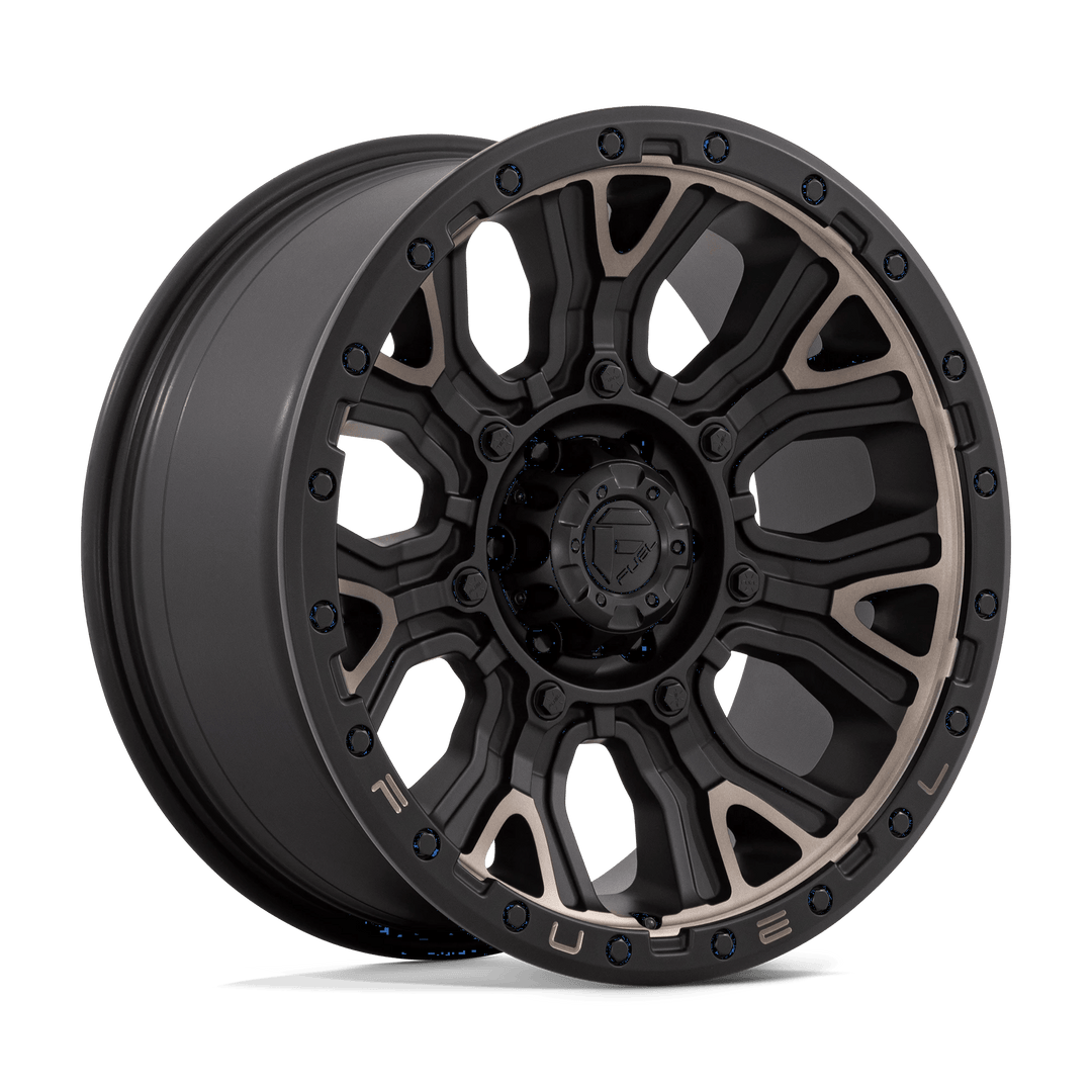 Fuel 1PC D824 TRACTION Wheel | Matte Black W/ Double Dark Tint
