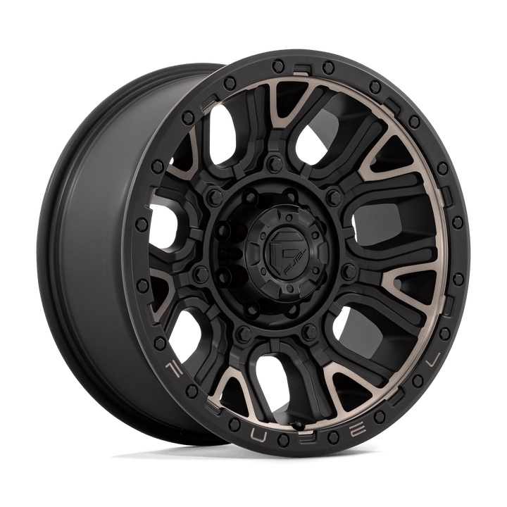 Fuel 1PC D824 TRACTION Wheel | Matte Black W/ Double Dark Tint